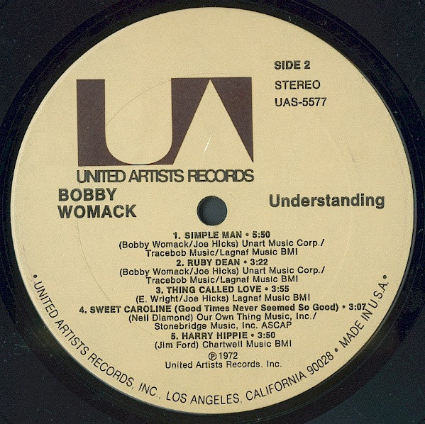 Bobby Womack : Understanding (LP, Album, Ter)