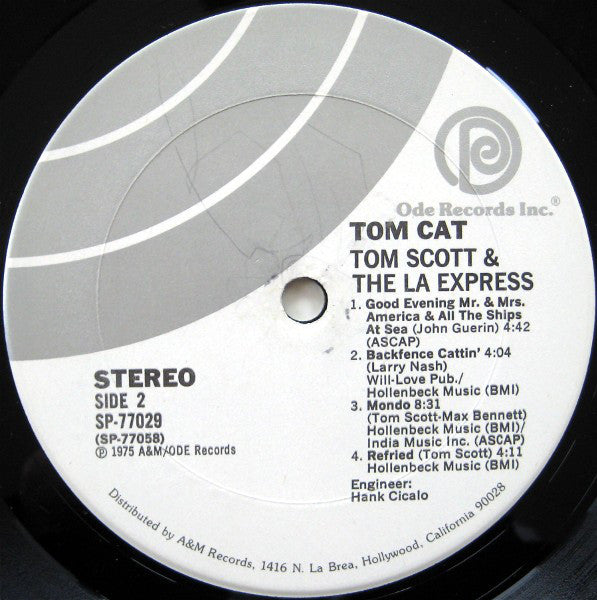 Tom Scott & The L.A. Express : Tom Cat (LP, Album, Ter)