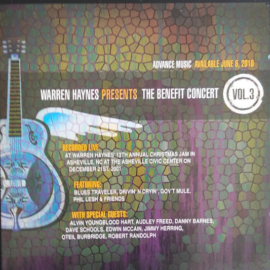 Various : Warren Haynes Presents: The Benefit Concert Volume 3 (2xCD, Advance, Album, Promo)