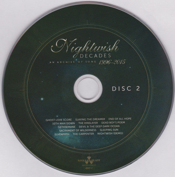 Nightwish : Decades (An Archive Of Song 1996-2015) (2xCD, Comp, RM)