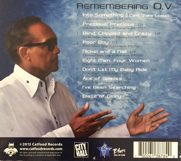 Johnny Rawls With Special Guest Otis Clay : Remembering O.V. (CD, Album)