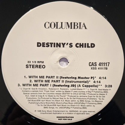 Destiny's Child : With Me (12", Promo)