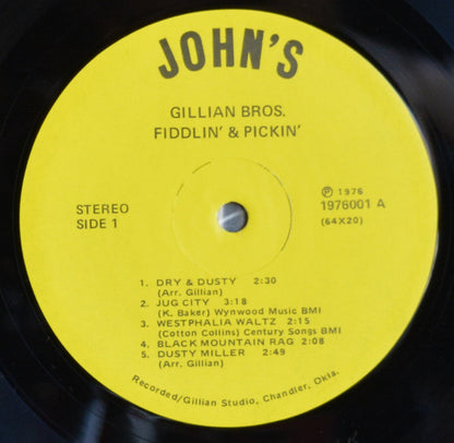 The Gillian Brothers : Fiddlin' And Pickin' (LP, Album)