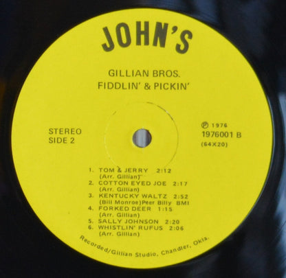 The Gillian Brothers : Fiddlin' And Pickin' (LP, Album)