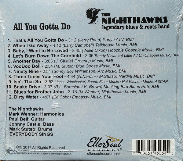 The Nighthawks (3) : All You Gotta Do  (CD, Album)