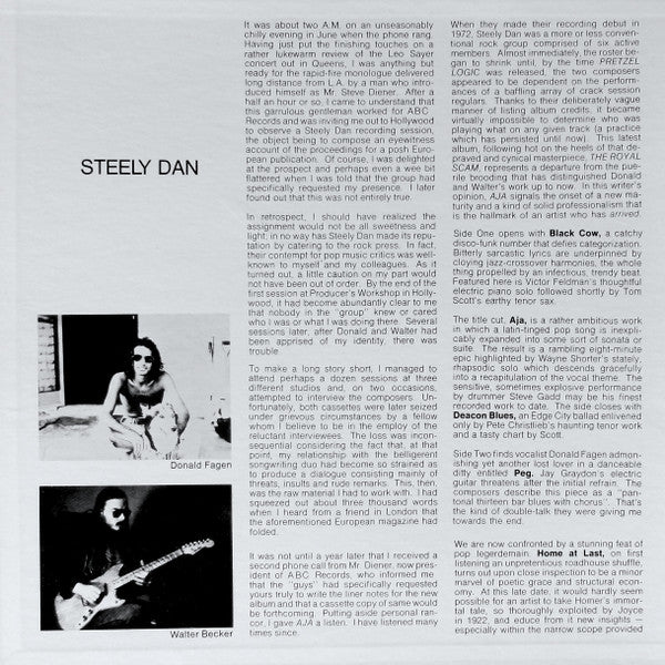 Steely Dan : Aja (LP, Album, Ltd, RE, RM, Gat)