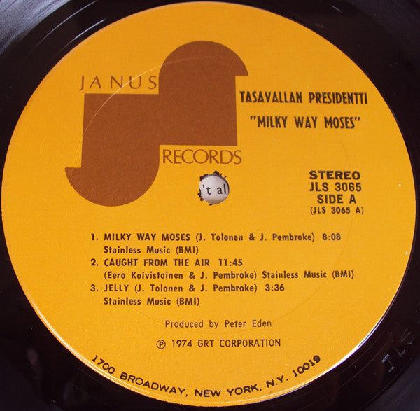 Tasavallan Presidentti : Milky Way Moses (LP, Album)