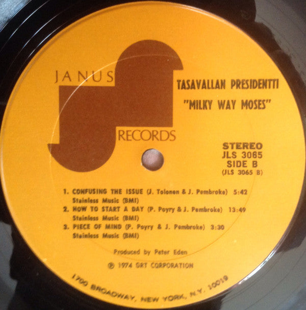 Tasavallan Presidentti : Milky Way Moses (LP, Album)