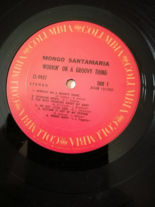 Mongo Santamaria : Workin' On A Groovy Thing (LP, Album)