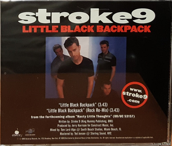 Stroke 9 : Little Black Backpack (CD, Single, Promo)