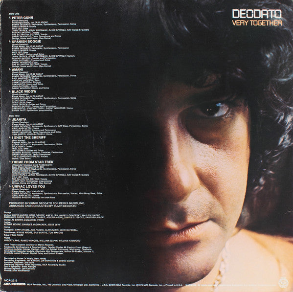 Eumir Deodato : Very Together (LP, Album, Glo)