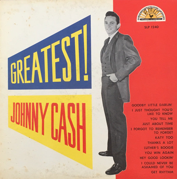 Johnny Cash : Greatest! (LP, Album, Mono)