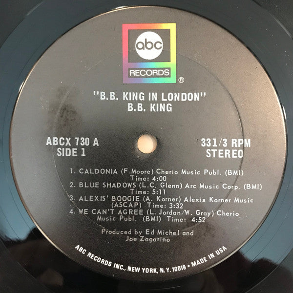 B.B. King : B.B. King In London (LP, Album, Ter)