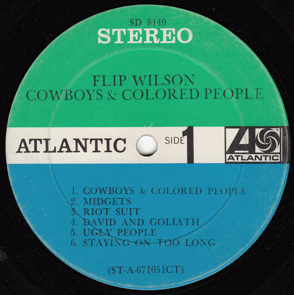 Flip Wilson : Cowboys & Colored People (LP, Album, Ter)