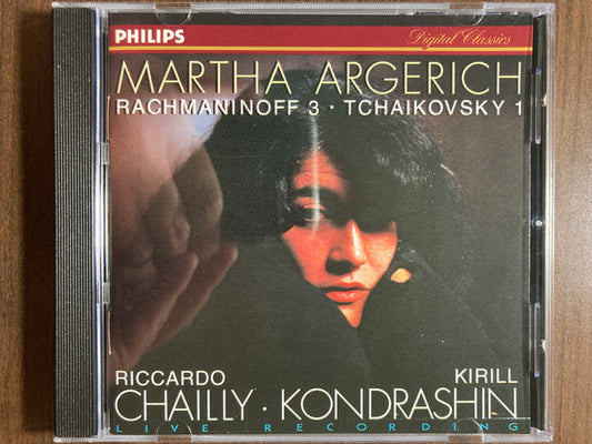 Sergei Vasilyevich Rachmaninoff / Pyotr Ilyich Tchaikovsky, Martha Argerich, Riccardo Chailly, Kiril Kondrashin : Rachmaninoff 3 • Tchaikovsky 1 (CD, Comp, RM, PMD)