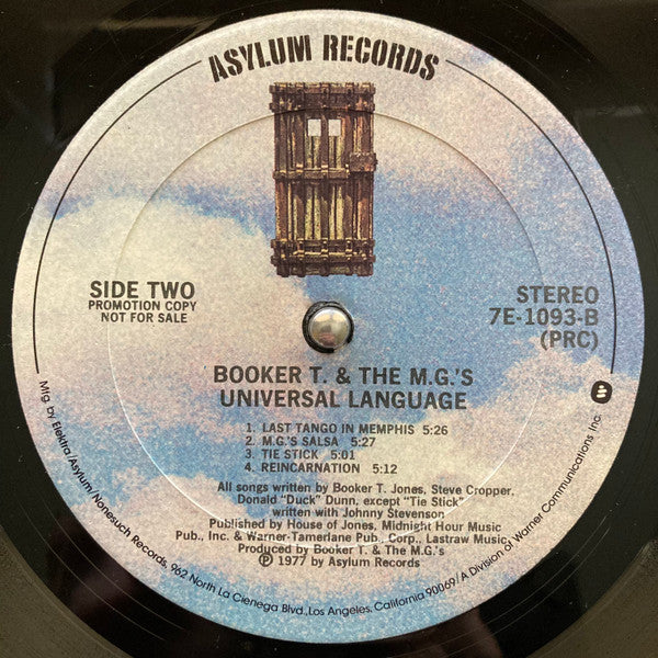 Booker T & The MG's : Universal Language (LP, Album, Promo, PRC)