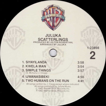 Juluka : Scatterlings (LP, Album, Jac)