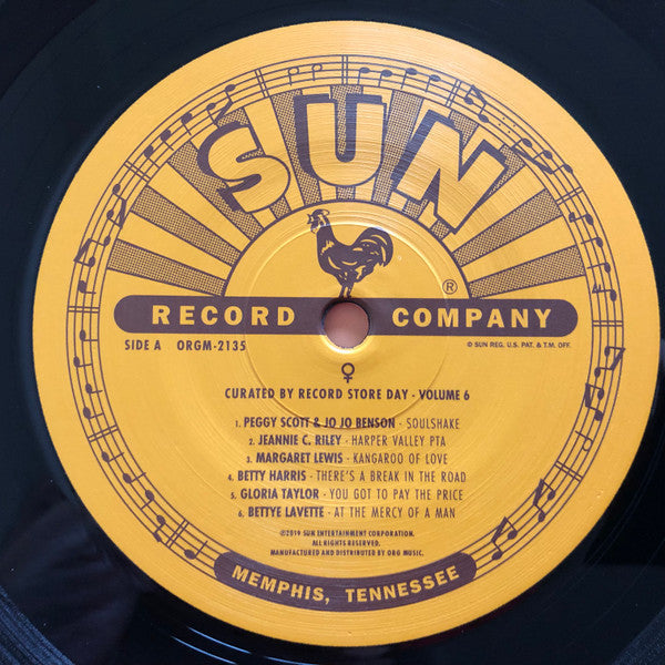 Various : Sun Records Curated By Record Store Day Volume 6 (LP, Album, RSD, Comp, Ltd)