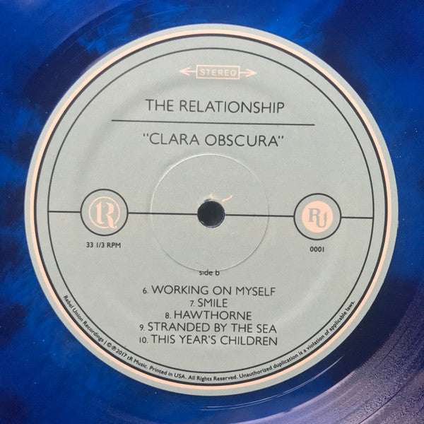 The Relationship : Clara Obscura (LP, Ltd, Tra)