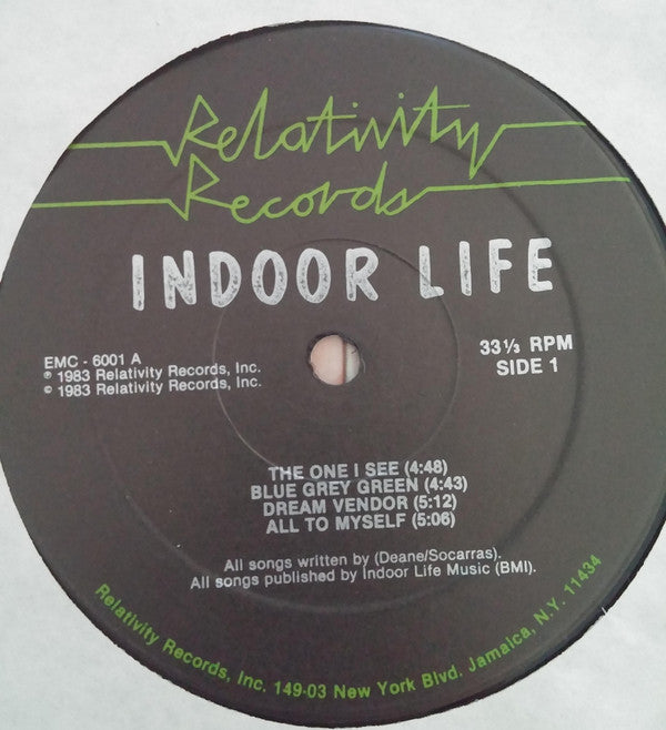 Indoor Life : Indoor Life (LP)