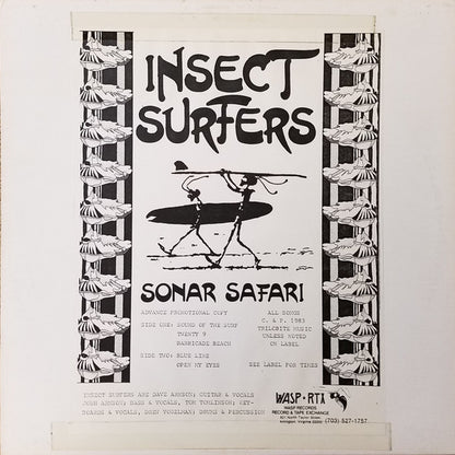 Insect Surfers : Sonar Safari (12", EP, Promo)