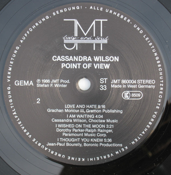 Cassandra Wilson : Point Of View (LP, Album)