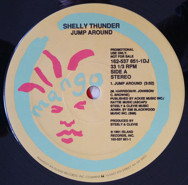 Shelly Thunder : Jump Around (12", Promo)