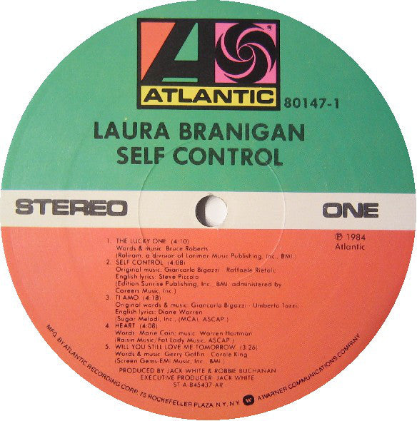 Laura Branigan : Self Control (LP, Album)