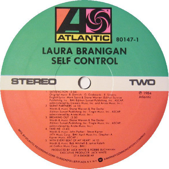 Laura Branigan : Self Control (LP, Album)