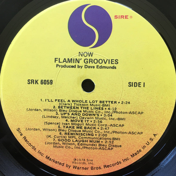 The Flamin' Groovies : Now (LP, Album, Jac)