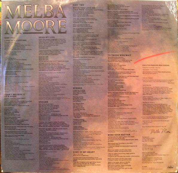 Melba Moore : Read My Lips (LP, Album)