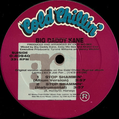 Big Daddy Kane : Very Special / Stop Shammin' (12")