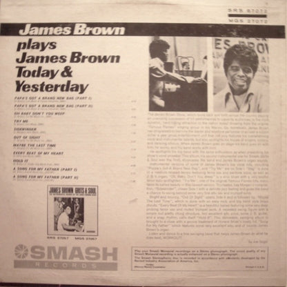 James Brown : James Brown Plays James Brown - Today & Yesterday  (Featuring James Brown At The Organ) (LP, Album, Mono)