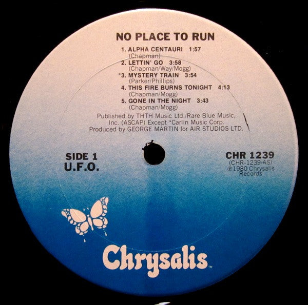 UFO (5) : No Place To Run (LP, Album, San)
