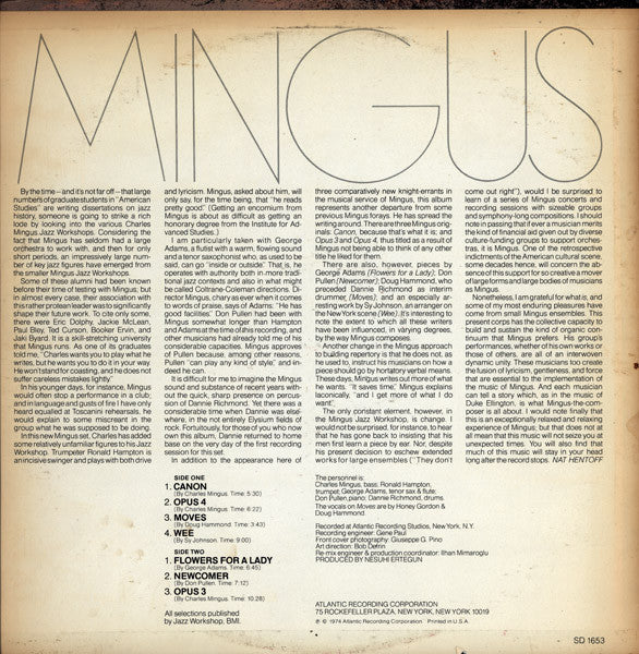 Charles Mingus : Mingus Moves (LP, Album, Pre)