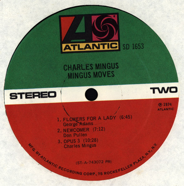 Charles Mingus : Mingus Moves (LP, Album, Pre)