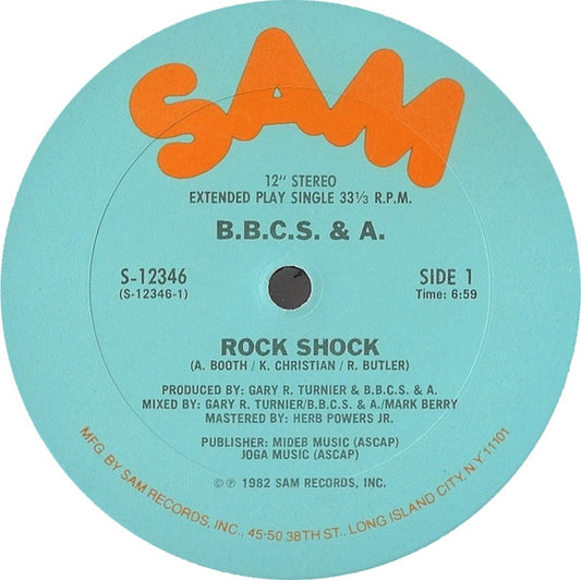 B.B.C.S. & A. : Rock Shock (12", Single)