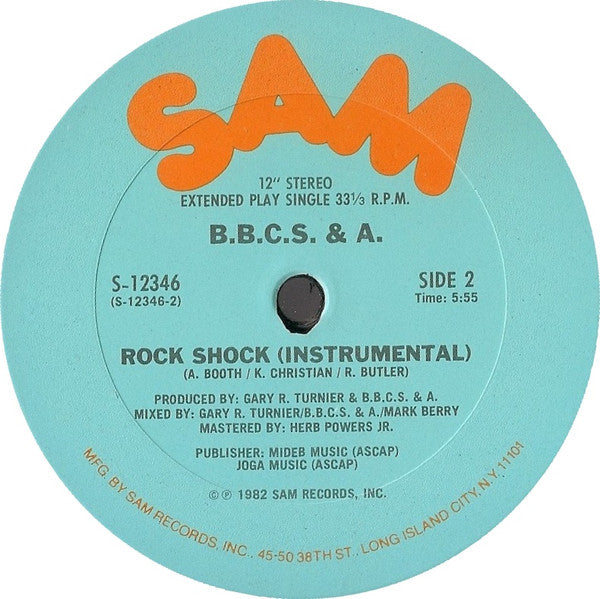 B.B.C.S. & A. : Rock Shock (12", Single)