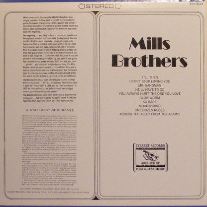 The Mills Brothers : Mills Brothers (LP, Comp)