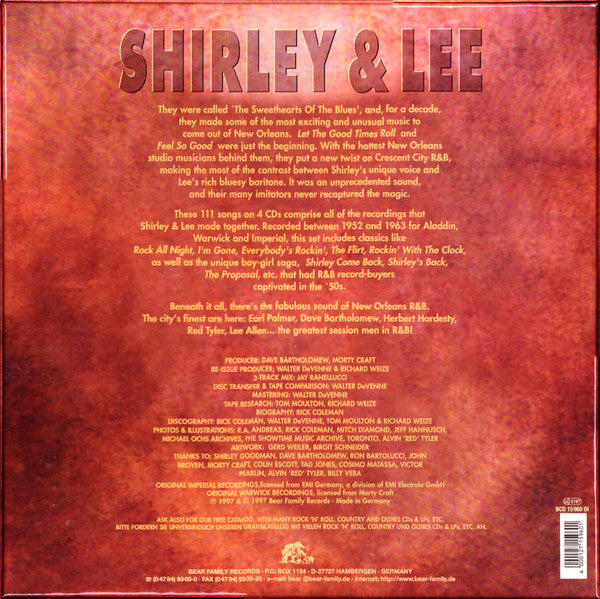 Shirley And Lee : The Sweethearts Of The Blues (4xCD, Comp + Box)