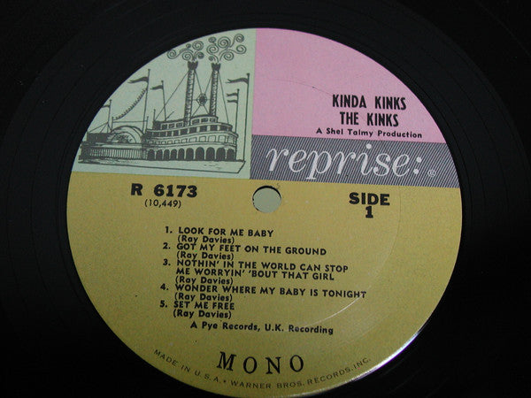 The Kinks : Kinda Kinks (LP, Album, Mono, Ter)