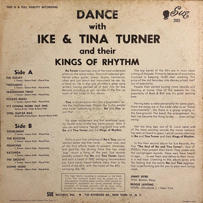 Ike Turner's Kings Of Rhythm : Dance (LP, Album)