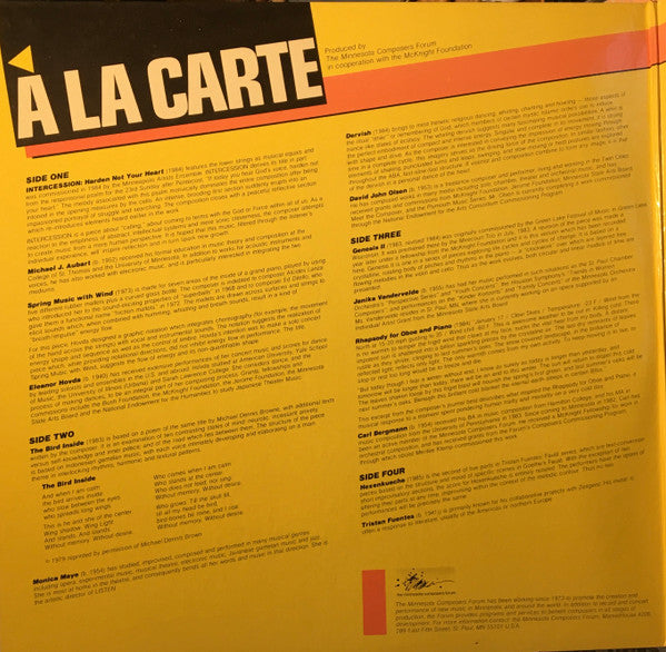 Various : A La Carte (2xLP)