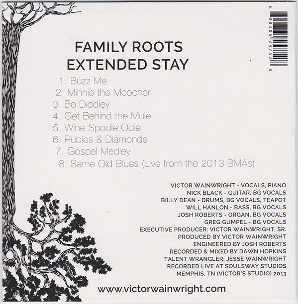 Victor Wainwright : Family Roots - Extended Stay (CD, Album)