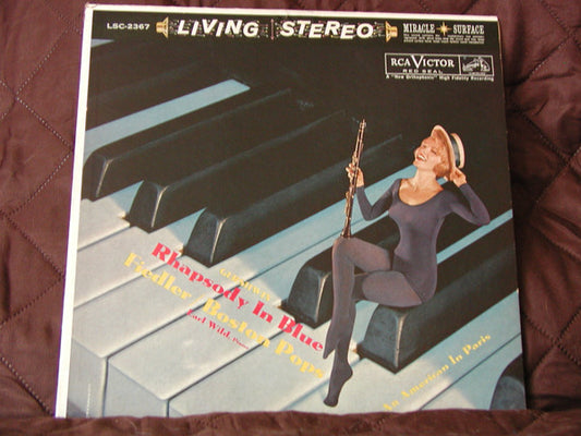 George Gershwin - Arthur Fiedler / Boston Pops Orchestra, Earl Wild : Rhapsody In Blue / An American In Paris (LP, Ind)
