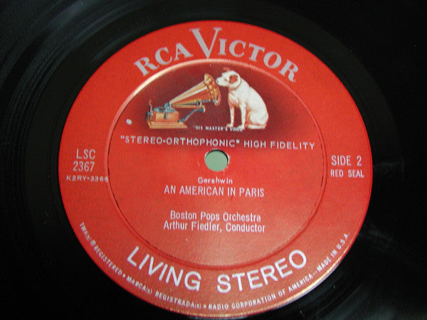 George Gershwin - Arthur Fiedler / Boston Pops Orchestra, Earl Wild : Rhapsody In Blue / An American In Paris (LP, Ind)