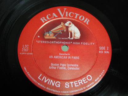 George Gershwin - Arthur Fiedler / Boston Pops Orchestra, Earl Wild : Rhapsody In Blue / An American In Paris (LP, Ind)