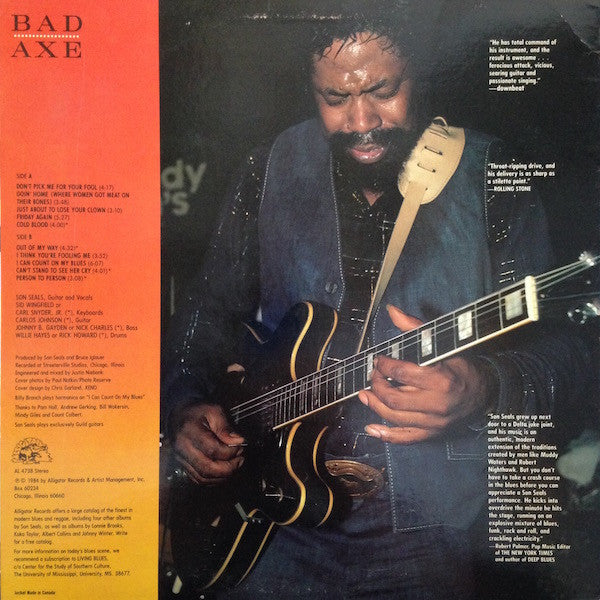 Son Seals : Bad Axe (LP, Album)