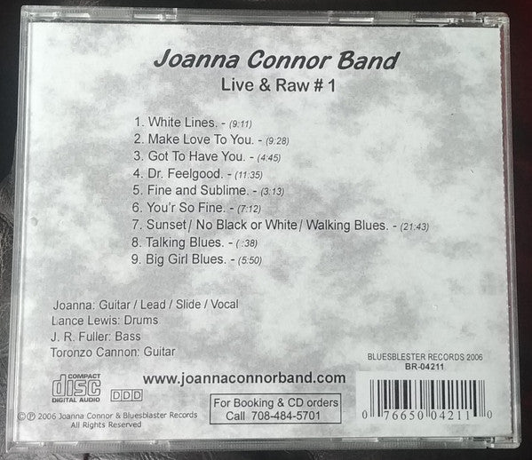 Joanna Connor Band : Live & Raw #1 (CDr, Album)