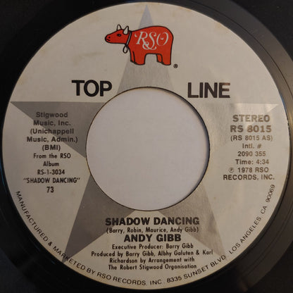 Andy Gibb : Shadow Dancing / An Everlasting Love (7", Single, RE)